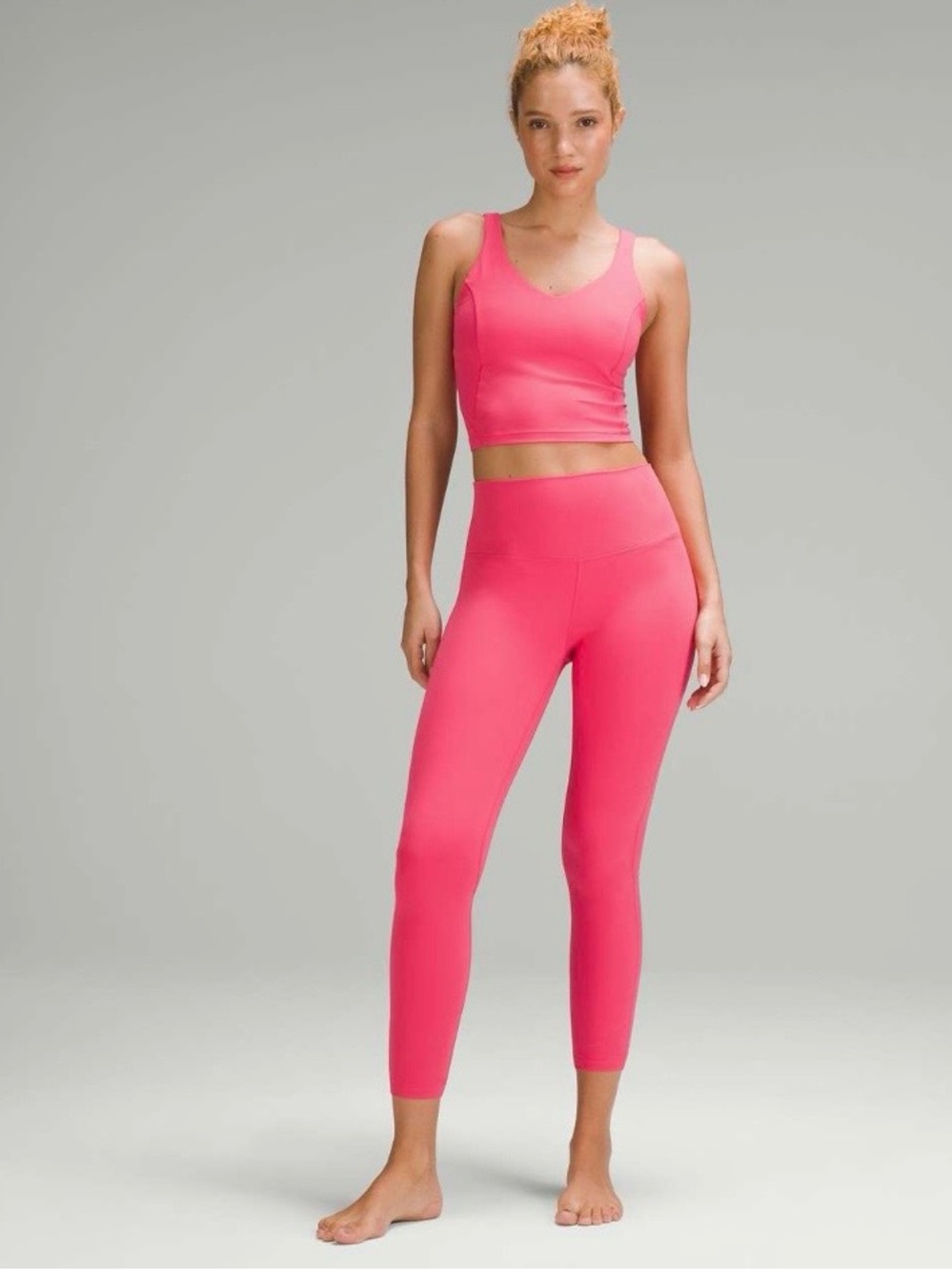 Lululemon Align High-Rise Pant 25" Glaze Pink size 4